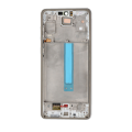 Oled Assembly With Frame Compatible For Samsung Galaxy A73 5G (A736 / 2022)  (Service Pack) (Gray)