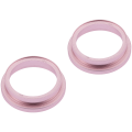 Back Camera Bezel Ring Only Compatible For iPhone 15 / 15 Plus (Pink) (2 Piece Set)
