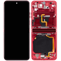 Inner OLED Assembly With Frame Compatible For Motorola Moto Razr Plus / Razr 40 Ultra (XT2321 / 2023) (Refurbished) (Viva Magenta)