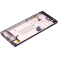 OLED Assembly With Frame Compatible For Motorola Edge Plus (XT2061 / 2020) (Genuine OEM) (Baltic Gray)