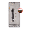 OLED Assembly With Frame Compatible For Xiaomi Redmi Note 13 5G (Refurbished) (White)