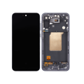 OLED Assembly With Frame Compatible For Samsung Galaxy A55 (A556 / 2024) (Refurbished) (Navy)