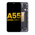 OLED Assembly With Frame Compatible For Samsung Galaxy A55 (A556 / 2024) (Refurbished) (Navy)