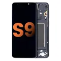 OLED Assembly With Frame Compatible For Samsung Galaxy S9 (Blemish: Grade B) (Midnight Black)