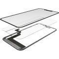 3 in 1  (Glass With OCA Pre-Installed + Frame) Compatible For iPhone 13 (OCA Master)