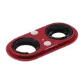 Back Camera Lens With Bracket & Bezel Compatible For iPhone 8 Plus (Red) (10 Pack) (Real Sapphire l Premium)
