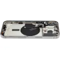 Back Housing W/ Small Pre-Installed Compatible For iPhone 15 Pro Max (US Version) (Used OEM Pull: Grade B) (White Titanium)