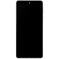 OLED Assembly With Frame Compatible For Motorola Edge Plus 5G UW (2022) / Edge 30 Pro (XT2201-1/4) (Refurbished) (Stardust White)