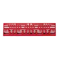 Tool Rack (6 x 24" 1/8" x 2 3/4") - Red