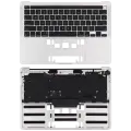 Top Case With Keyboard Compatible For MacBook Pro 13" (A2338 / Late 2020) (US English) (Silver)